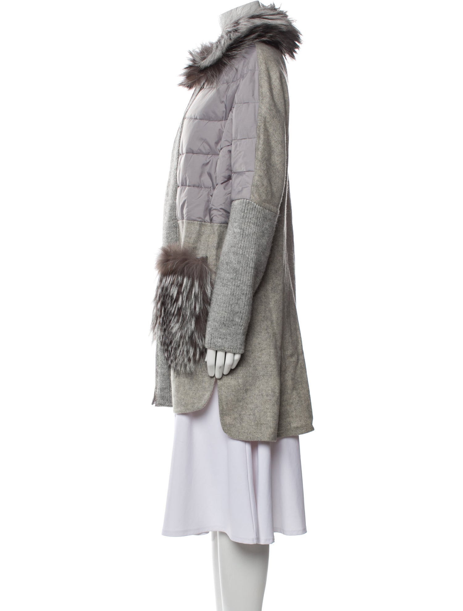 Saga Furs Printed Parka