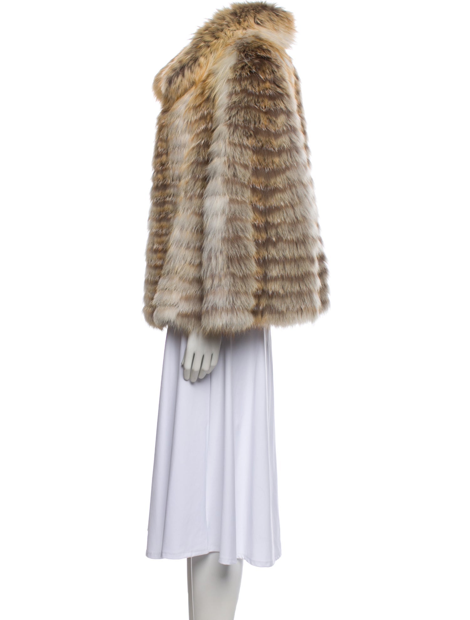 Saga Furs Fox Mock Neck Sweater