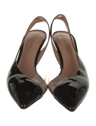 Samuele Failli Patent Leather Slingback Pumps
