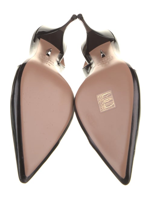 Samuele Failli Patent Leather Slingback Pumps