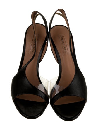 Samuele Failli Leather Slingback Sandals