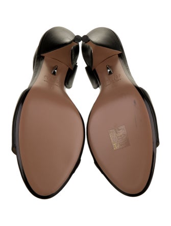 Samuele Failli Leather Slingback Sandals