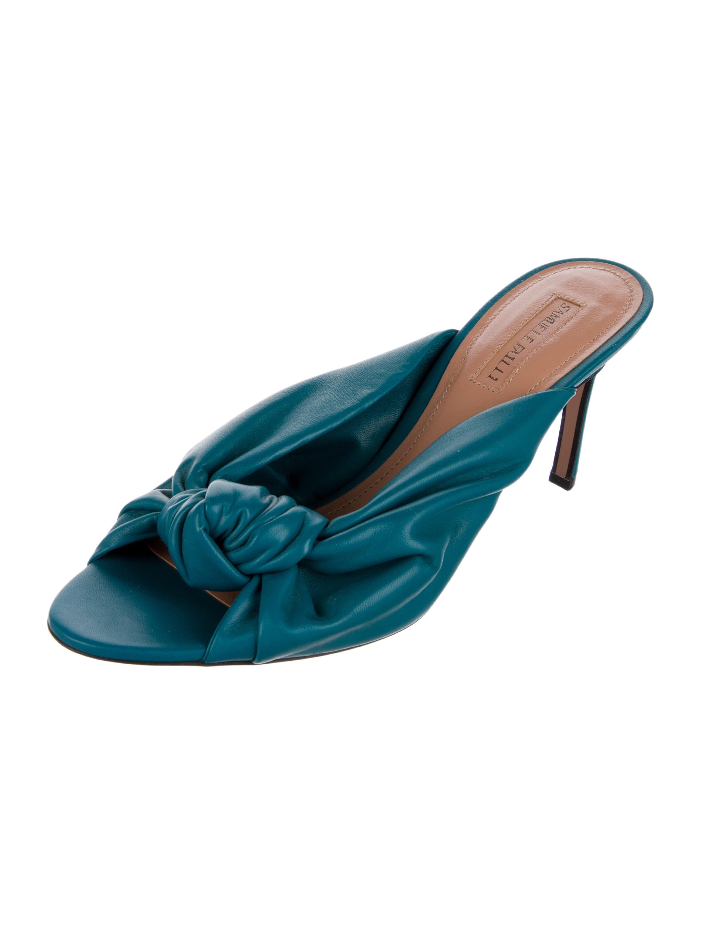 Samuele Failli Leather Slides