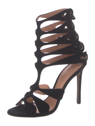 Samuele Failli Suede Gladiator Sandals