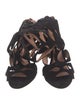 Samuele Failli Suede Gladiator Sandals