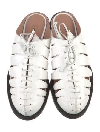 Samuele Failli Leather Mules