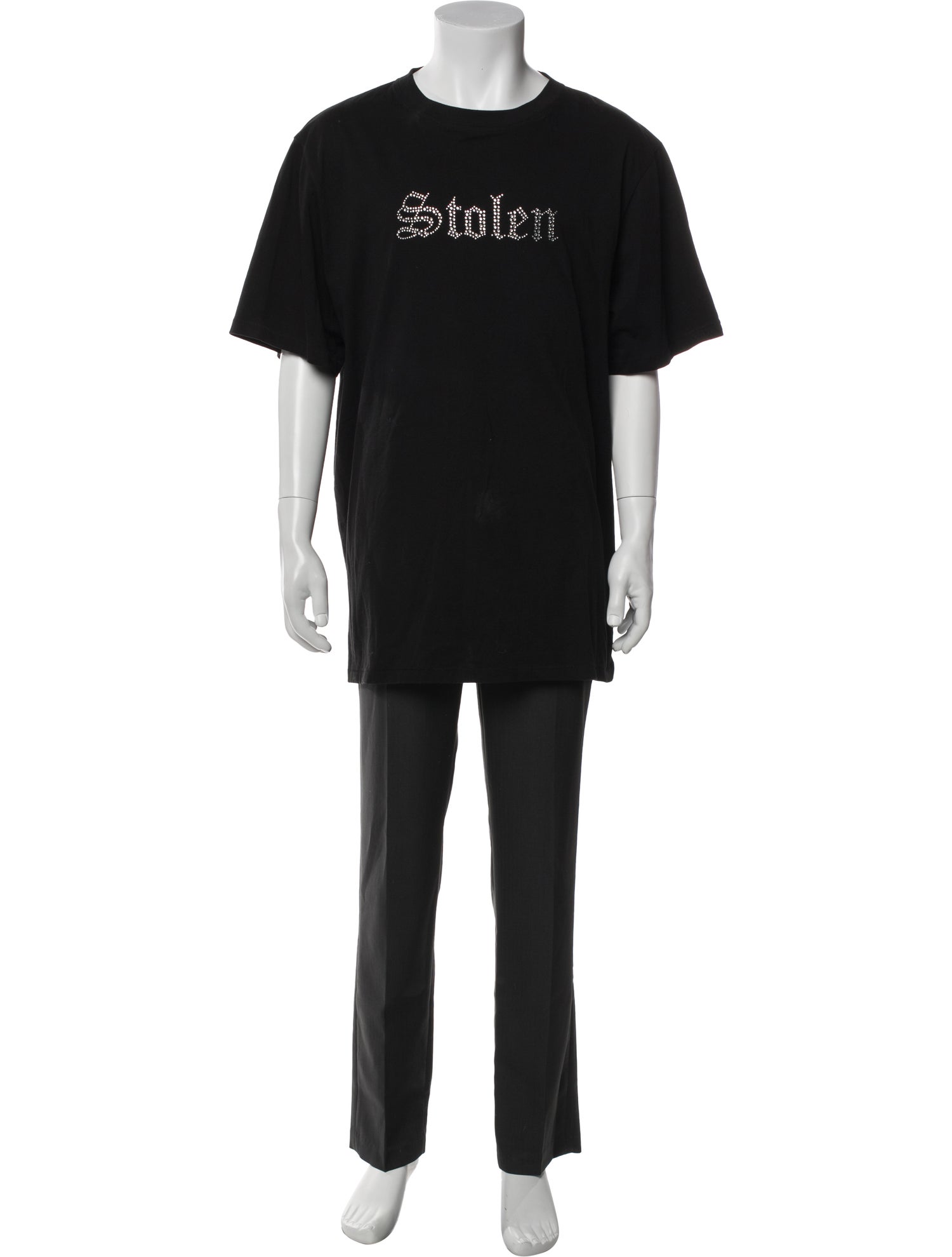 Stolen Girlfriends Club Graphic Print Crew Neck T-Shirt