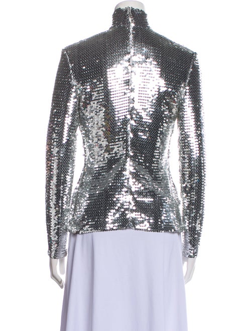 Grès Printed Mock Neck Top