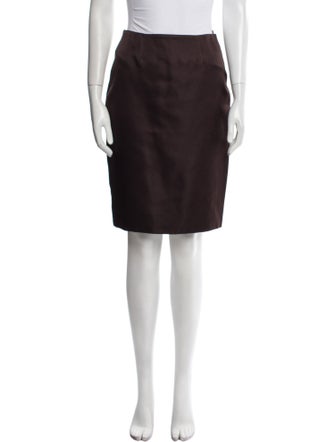Shalini Silk Knee-Length Skirt