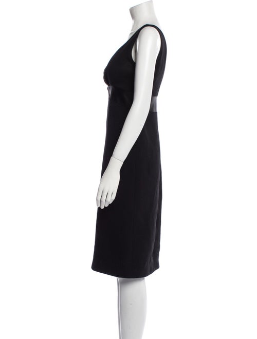 Shalini Plunge Neckline Knee-Length Dress