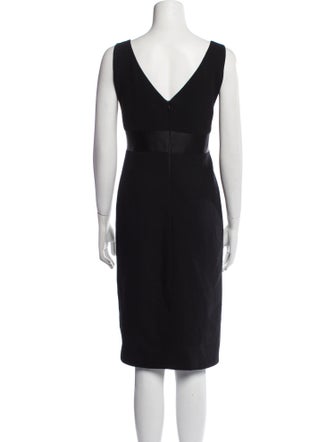 Shalini Plunge Neckline Knee-Length Dress