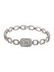 SHAY 18K Diamond Square Link Bracelet