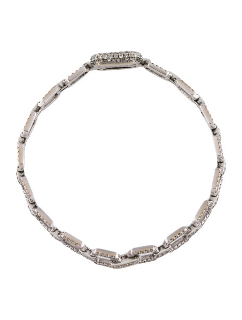 SHAY 18K Diamond Square Link Bracelet