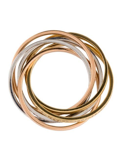 SHAY 18K Diamond Mixed Orbit Rolling Ring