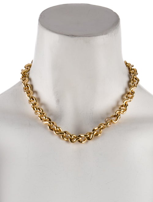 SHAY 18K Diamond Infinity Link Chain Necklace