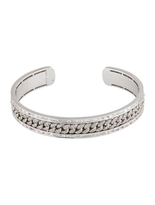 SHAY 18K 4.97ctw Diamond Cuff Bracelet