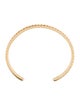 SHAY 18K Men's Solid Gold Link Lined Bangle Bracelet