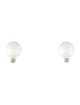 SHAY 18K Pearl & Diamond Orb Stud Earrings
