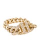 SHAY 18K Diamond Initial 'A' Chain Link Ring