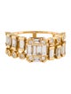 SHAY 18K Diamond Illusion Center Dot-Dash Band