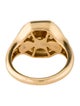 SHAY 18K Diamond Sagitarius Signet Ring
