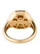 SHAY 14K Diamond Taurus Signet Ring