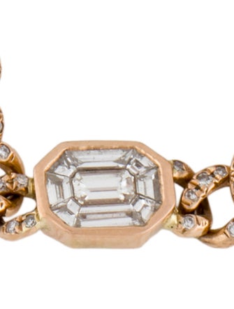 SHAY 18K Diamond Chain Link Ring