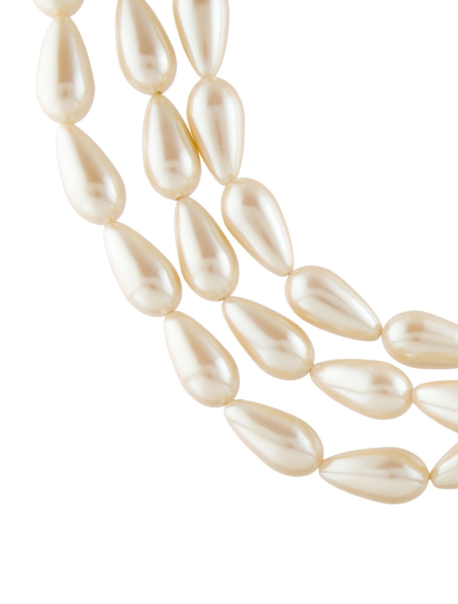SHAY SHAY Faux Pearl Multistrand Necklace