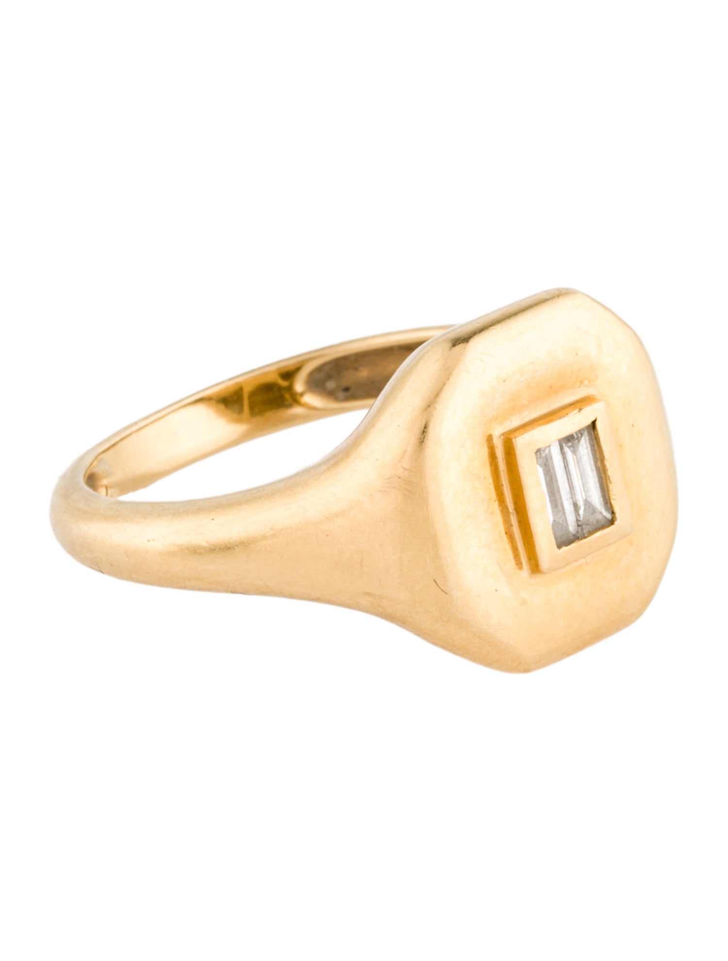 SHAY 18K Diamond Signet Ring