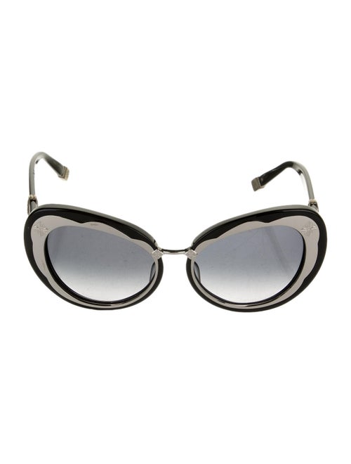 Shamballa Cat-Eye Sunglasses Black