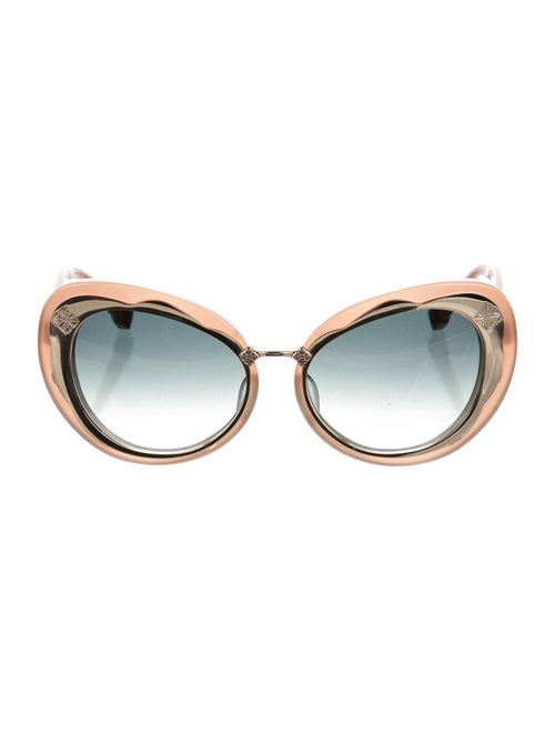 Shamballa Cat-Eye Sunglasses Pink