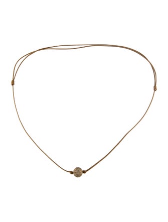 Shamballa 18K 1.64ctw Diamond Pendant Necklace