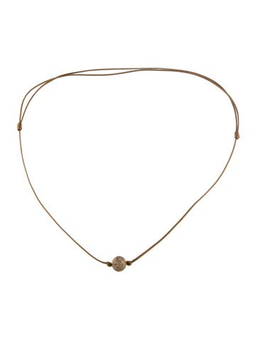 Shamballa Pendant Necklace 18K 1.64ctw Diamond