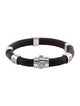 Shamballa 18K Diamond & Leather Korn Bracelet