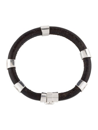 Shamballa 18K Diamond & Leather Korn Bracelet