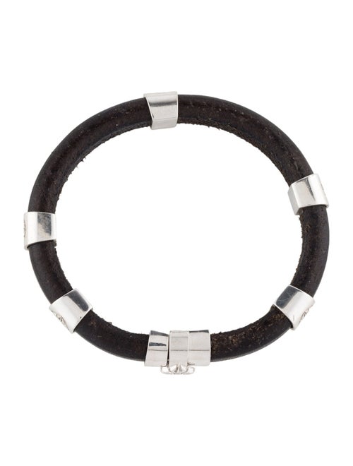 Shamballa 18K Diamond & Leather Korn Bracelet