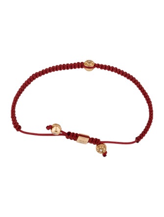 Shamballa 18K Diamond Orb Cord Bracelet