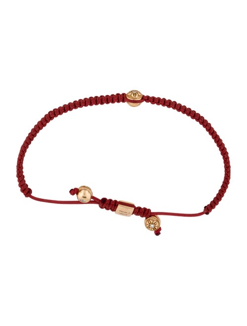 Shamballa 18K Diamond Orb Cord Bracelet