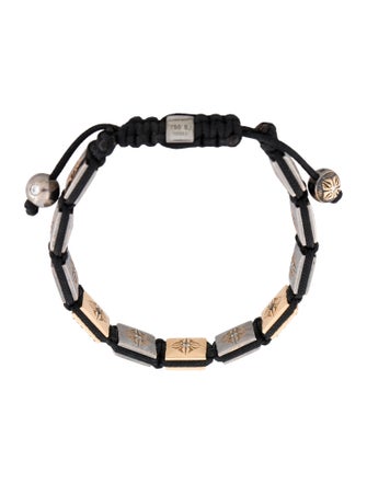 Shamballa 18K 1.37ctw Diamond 10mm Lock Bracelet