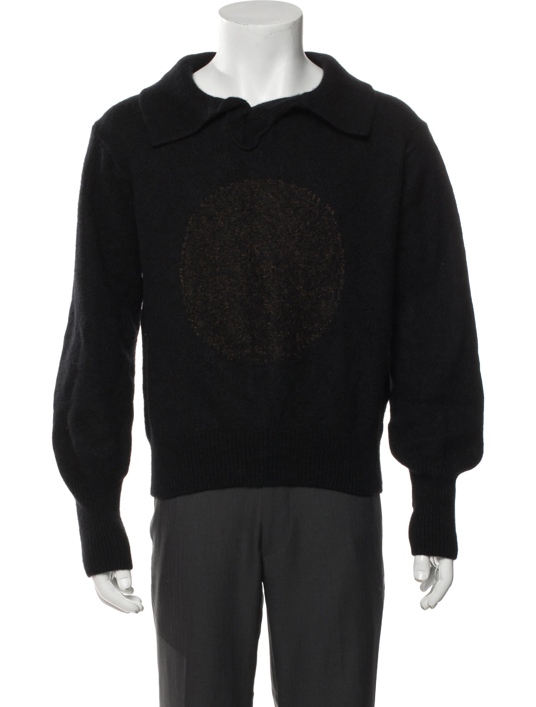 JiyongKim Crew Neck Long Sleeve Pullover