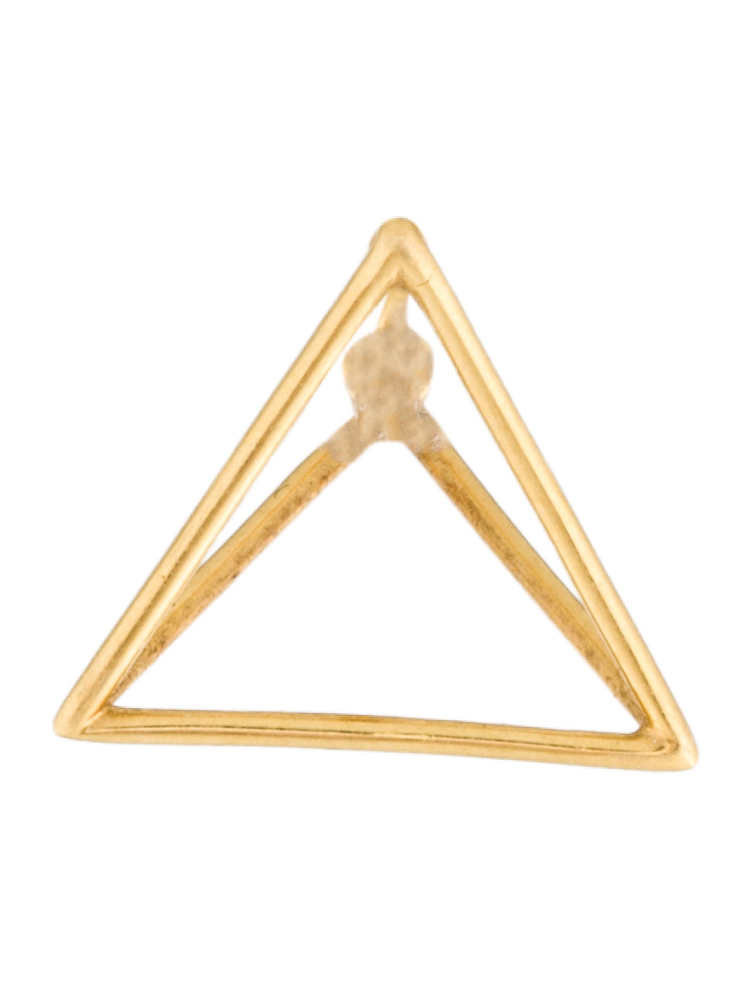 Shihara Triangle 15 Single Hoop Earring