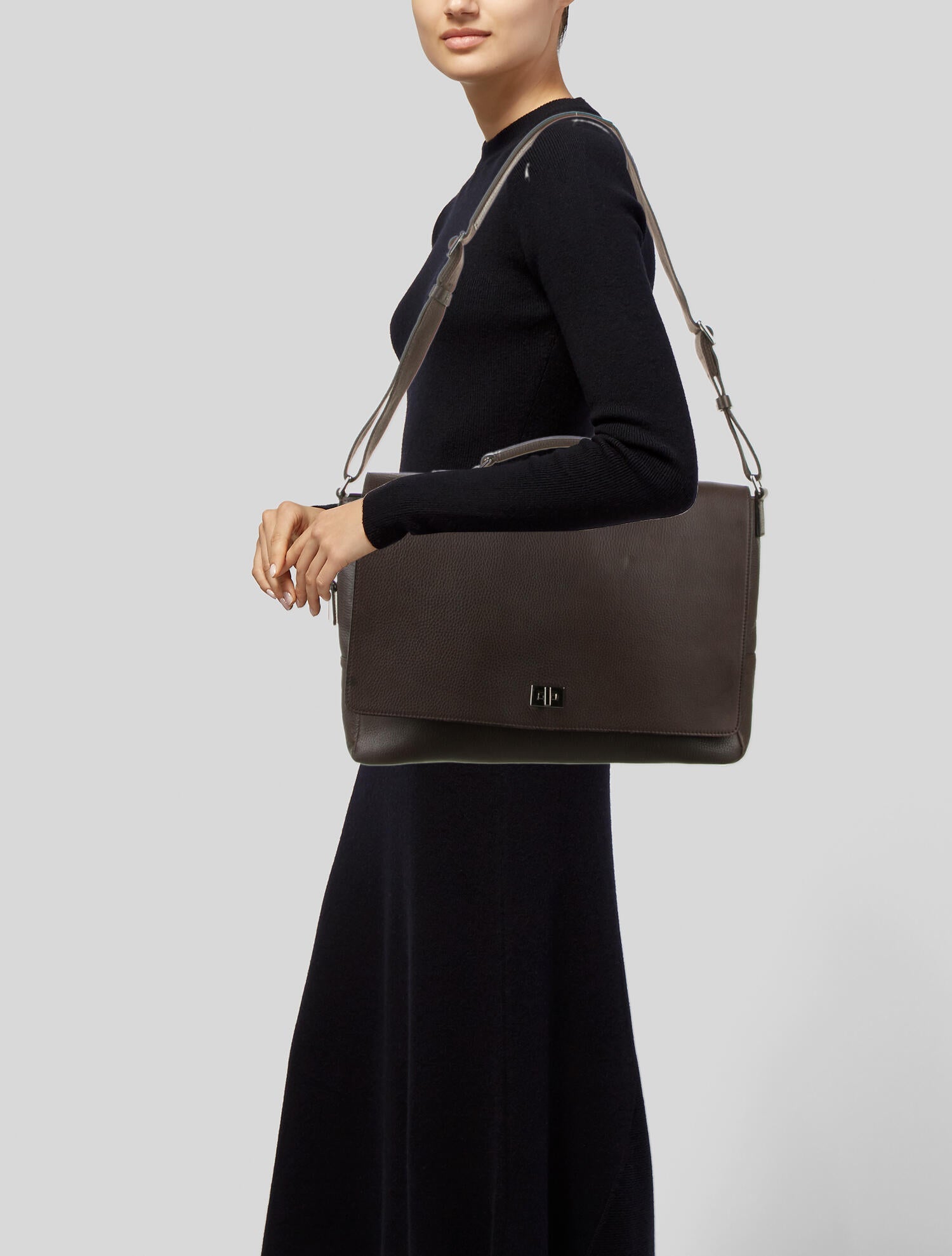 Shinola Leather Crossbody Briefcase Brown Crossbody Bags, Handbags