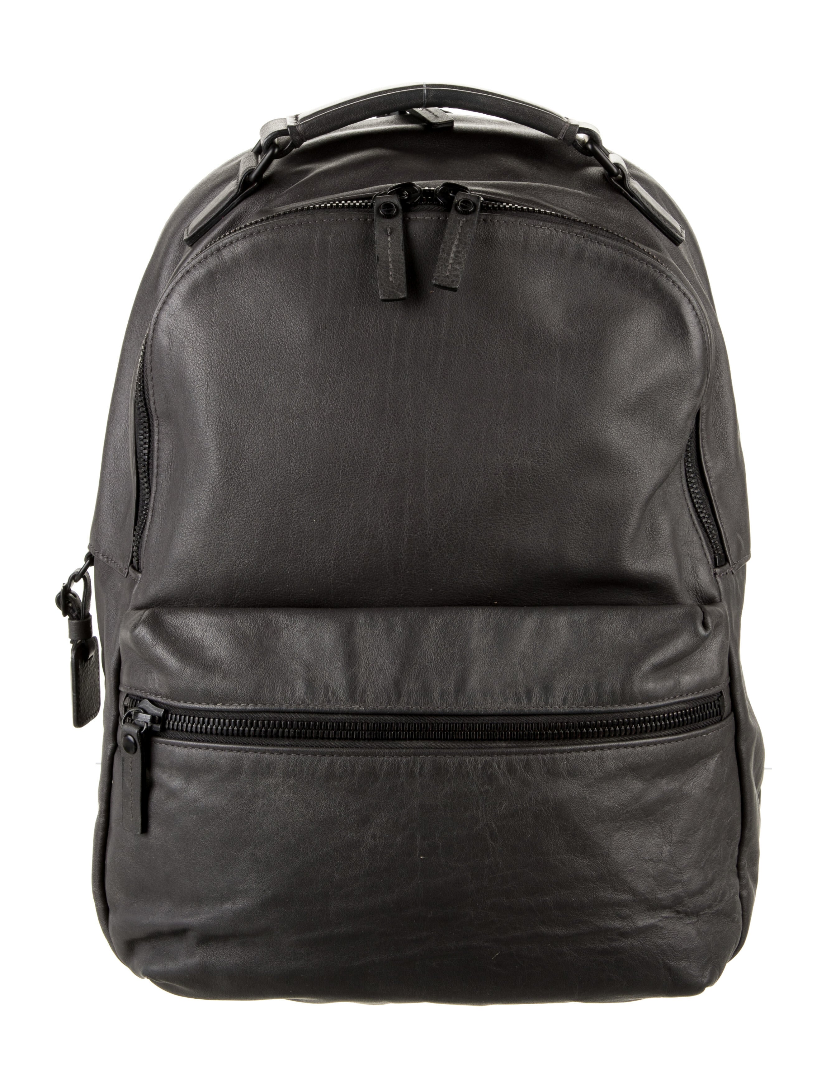 Shinola Leather Backpack Grey Backpacks, Bags SHL24928 The RealReal