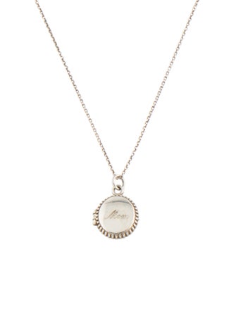 Shinola "Mom" Coin Edge Locket Pendant Necklace