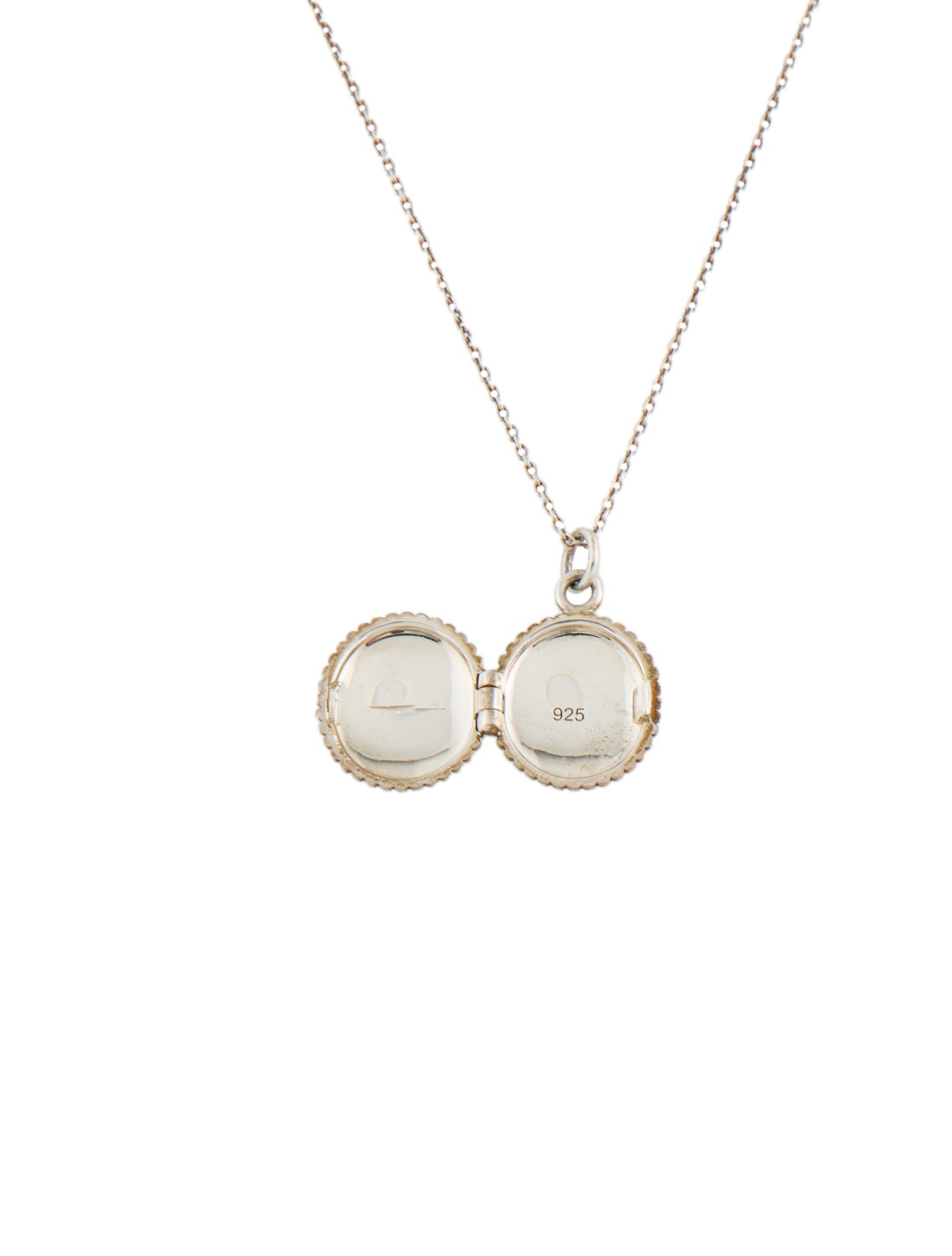 Shinola "Mom" Coin Edge Locket Pendant Necklace