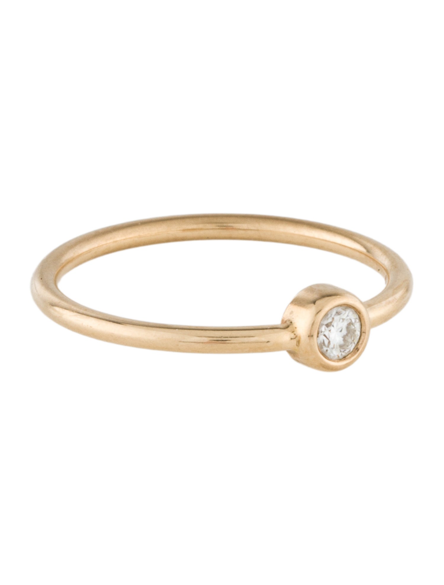 Shinola 14k Diamond Solitaire Ring