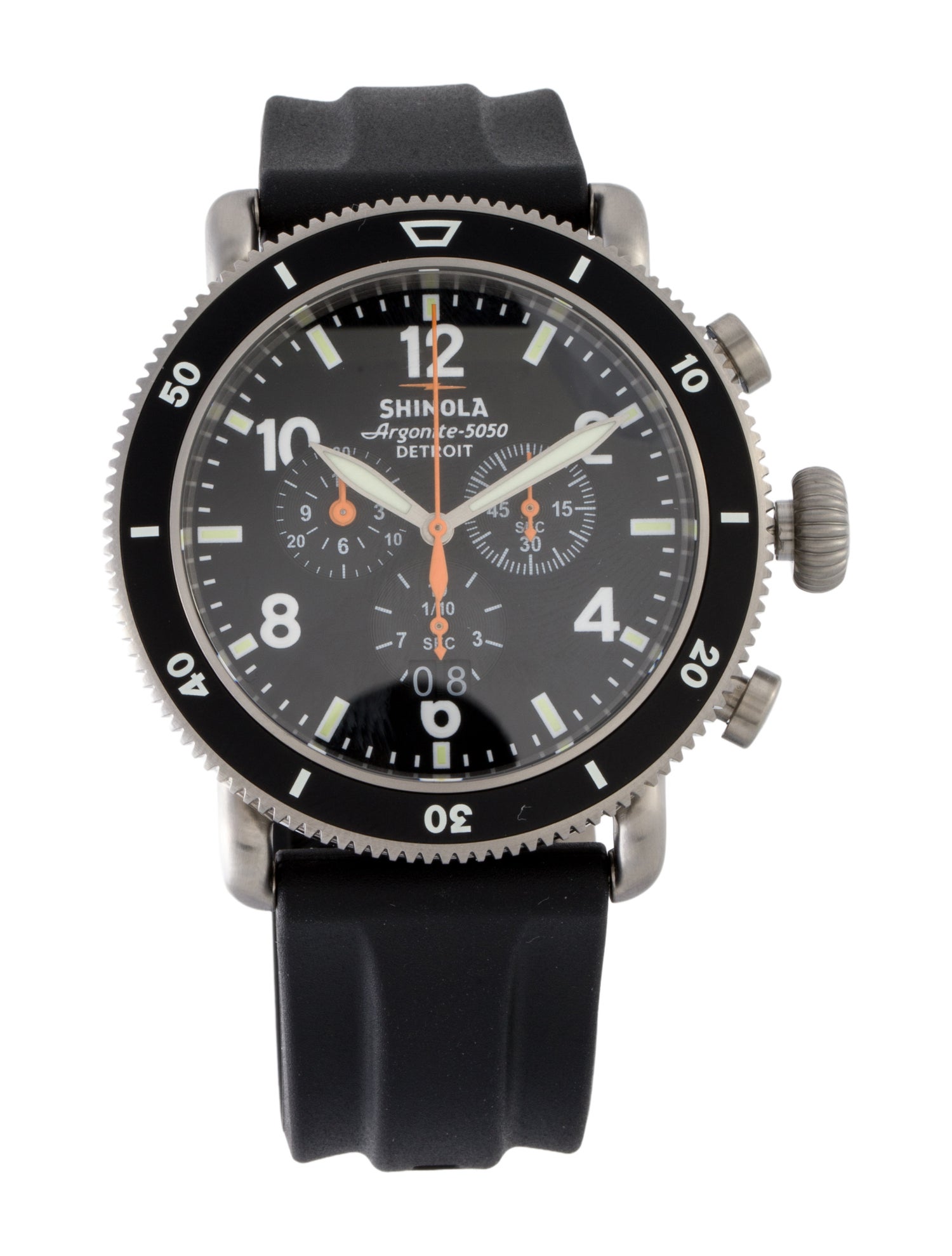 Shinola Runwell Black Blizzard Watch
