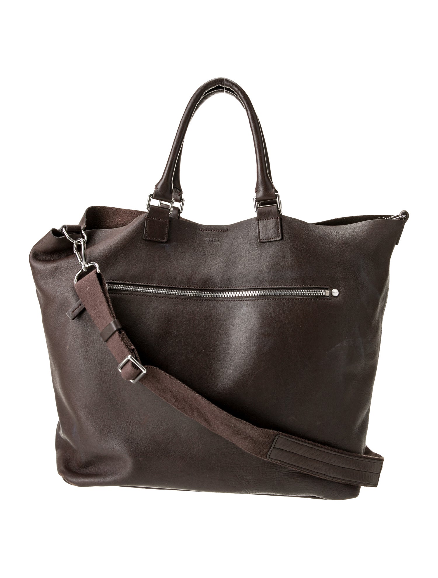 Shinola Leather Shoulder Bag