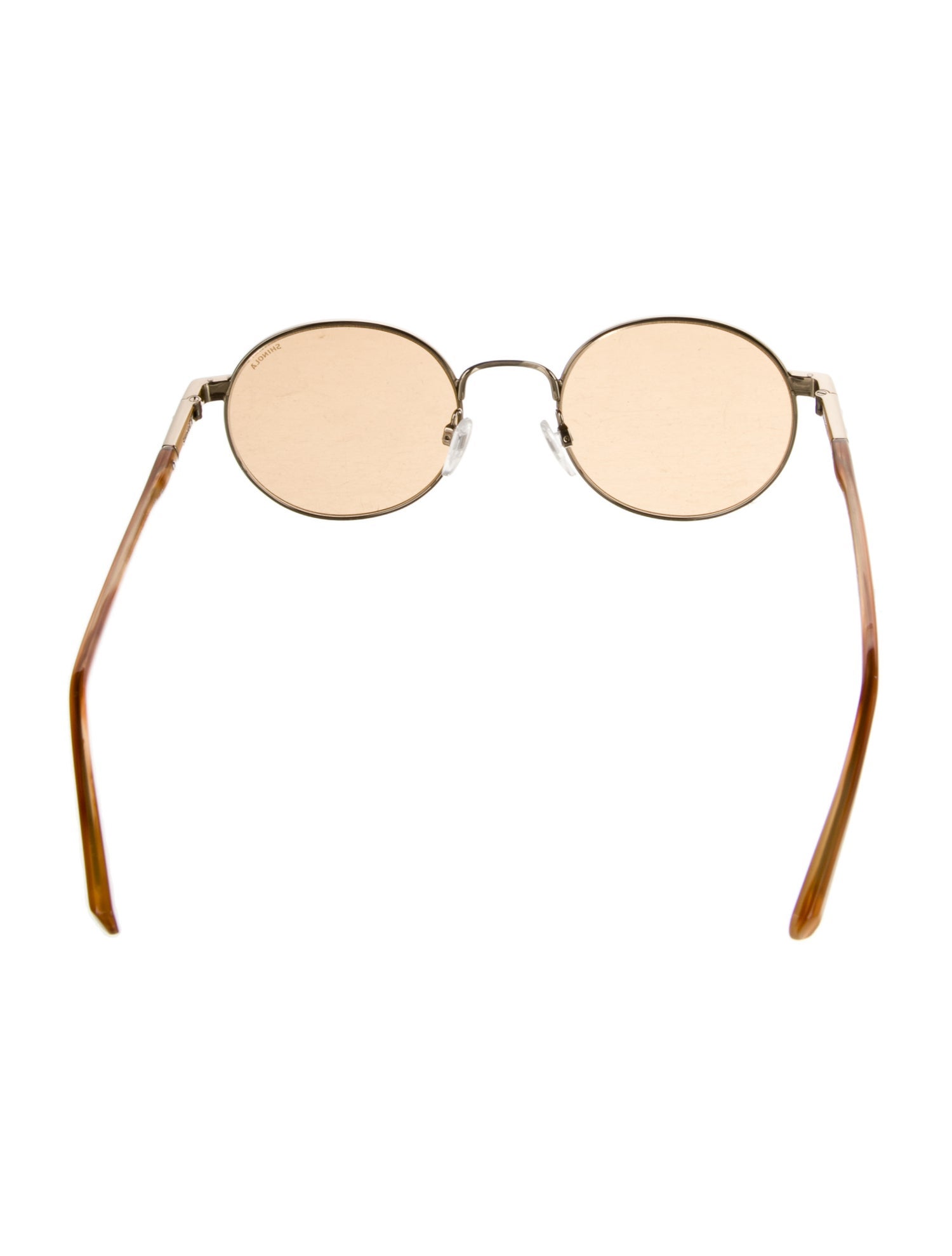 Shinola Round Mirrored Sunglasses