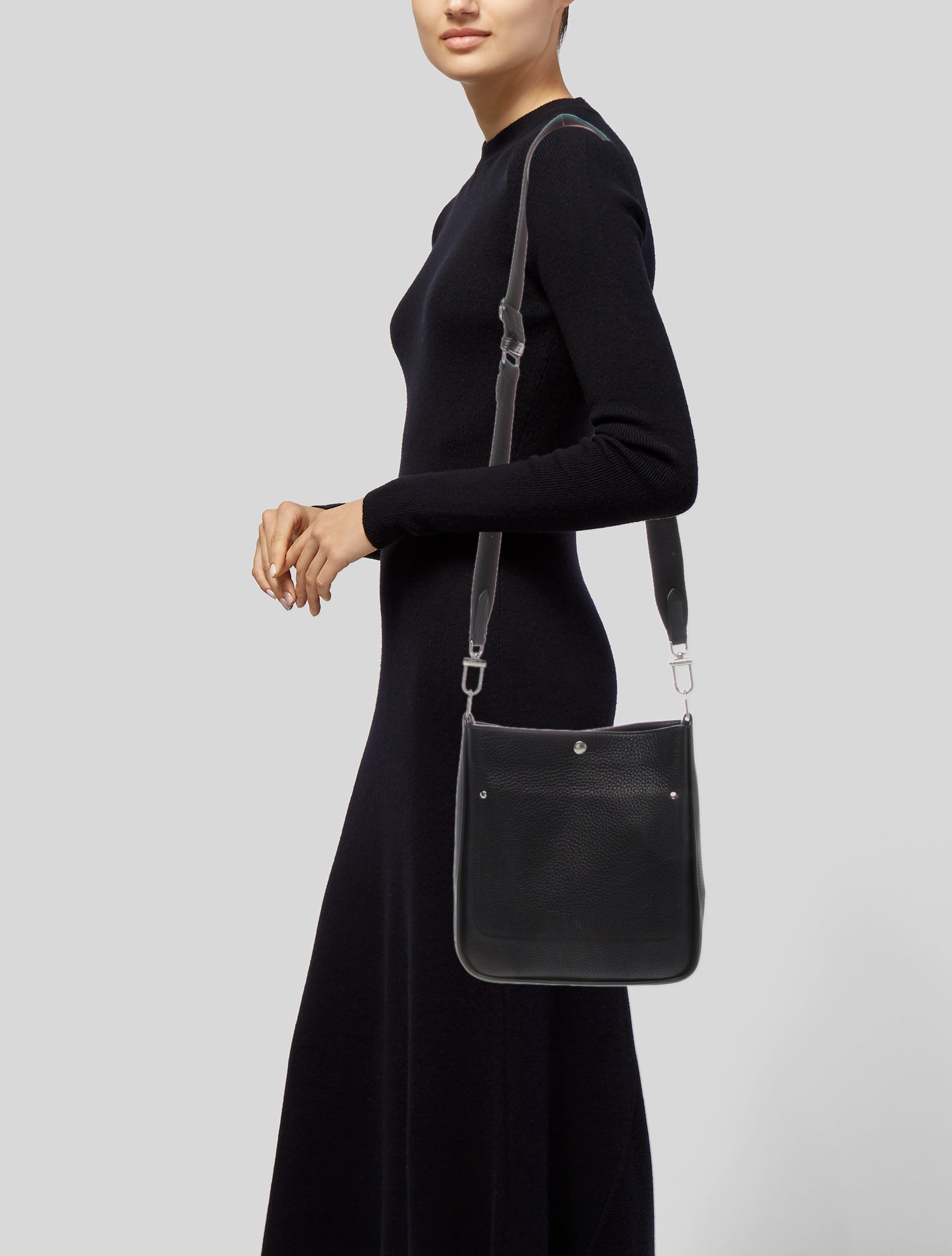 Shinola Leather Messenger Bag Small